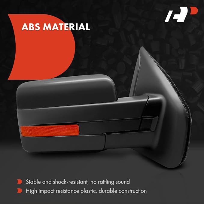 A-Premium Pair (2) Driver and Passenger Side Power Door Mirror - Compatible with Ford F-150 F150 2011 2012 2013 2014 - Heated