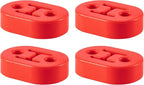 Exhaust Rubber Hanger, rubber muffler hangers. Rubber Insulator Bushing Mount, rubber exhaust mounts with 2 Holes 0.47 Inch, 