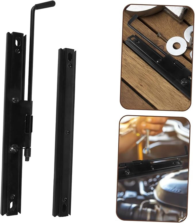Mobestech 1 Pair Seat Adjuster Seat Sliding Seat Slider Track Car Accessory Universal Seat Sliders Car Seat Mounting Track Seat Mounting Track for Car Seat Bracket Car Seat Slider Car Supply