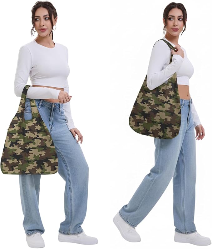 Compact Reusable Grocery Tote Bag – Lightweight, Foldable & Packable Shopping Bag for Travel