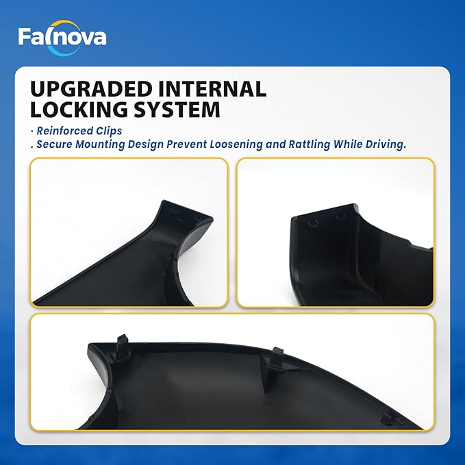 Right Rearview Mirror Cover Bracket, Compatible with Tesla Model 3 2017-2024, Side Mirror Base Cover Replacement Part, Suitable for Tesla Model 3 Accessories（Black）