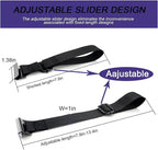 Car Rooftop Cargo Tie Down Hook Straps,Adjustable Roof Cargo Carrier Straps for Car Roof Bag,No Roof Rack Required,6Pcs