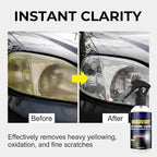 Car Headlight Restoration Spray Kit for Polishing Car Headlight, 2026 New Light Cleaner & Restorer Kit with Cleaning Cloth fo