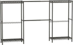 SINGAYE Clothes Rack Portable Closet Coat Wardrobe Heavy Duty Clothing Racks System Organizers and Storage for Hanging Clothe