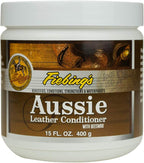Fiebing's Aussie Leather Conditioner (14 oz) - Contains Beeswax to Withstand Hot Conditions - Preserve, Moisturize, Strengthe