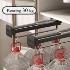 Pull-out Clothes Rail, Extendable Clothes Hanger, Closet Clothes Rod, Aluminum Alloy Valet Rod, Damping Slide Rail, Bearing W