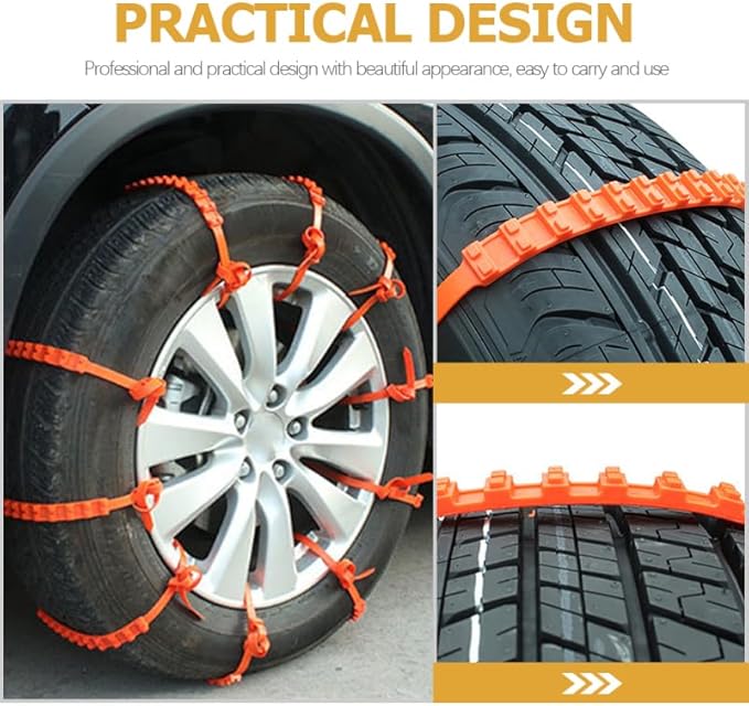 20 Pcs Car Snow Chains Zip Tie for Tire Cable Snow Tire Chains s for Cars Snow s Cable s for s Snow es Snow s for s Ties