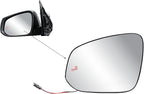 Replacement Driver Left Side Door Mirror Glass Heated and BLIS with Back Plate for Toyota Tacoma 4 Runner RAV4 2014-2023
