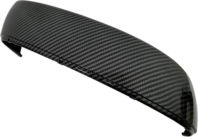 Pair Carbon Fiber Pattern Mirror Caps Cover Compatible with GMC Chevrolet Silverado Sierra 1500 2500 HD 3500 HD Avalanche Tahoe 2007-2013 Pick up Replacement for 25788157 25788156