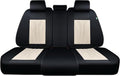 FLORICH Rear Automotive Seat Covers Leather Car Seat Covers Waterproof Back Seat Cover Universal Seat Cushion Protector for M