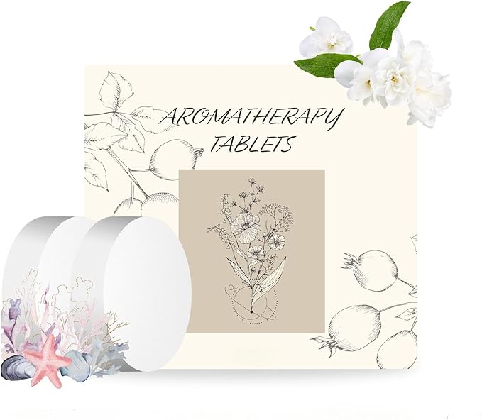 12Pcs Scented Tablets – Subtle Scent (Lavender + Jasmine Scent)