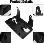 Front License Plate Frame Bracket Compatible with Ford F250 F350 F450 F550 Super Duty 2023 2024 2025 2026, Black No Drill Fro