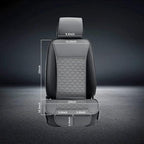 Elantrip 2PCs Front Car Seat Covers Leather Car Seat Protector Universal fit for Most Cars SUVs and Trucks Water Proof Seat P
