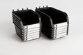 WallPeg Pegboard Bins - 6 Each 7" & 6 Each 5" ORGANIZING Bins - Hooks to Peg Board Panel Organize Hardware Arrange Accessorie
