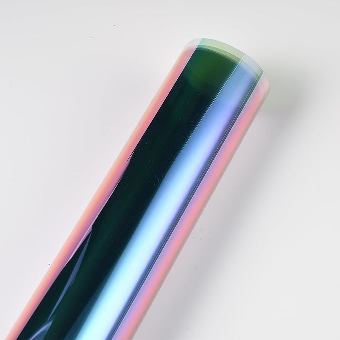 Chameleon Dreamy Purple Windshield Tint 65% VLT Car Front Window Tint Colorful Purple Blue Color Change Effect Car Window Solar Protection Film, 29.52" x 118.11"