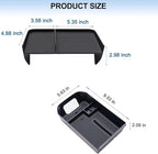 JDMCAR Upgraded Center Console Organizer Compatible with Toyota RAV4 2025 2024 2023 2022 2021 2020 2019 Interior Accessories, Gear Shift Storage Tray Secondary Box Insert Divider - 2pcs