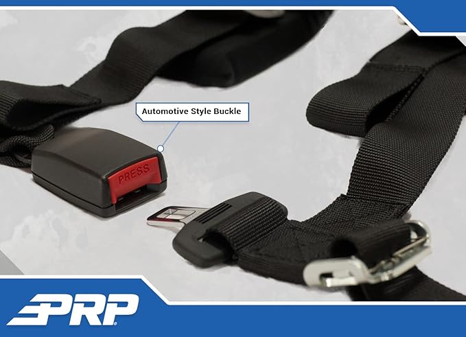 PRP Harnesses 2" 4 Point 2 Pack (Black)