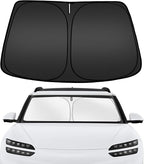 ARISMOTOR Windshield Sun Shade for Genesis GV60 2023-2025 2026, Custom Fit Foldable Front Window Sunshade Sun Visor Protector, Block UV Rays Keep Your Car Cooler