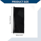 Car Window Tint Film Window Privacy Film Car Carbon 2PLY PET 9.84 ft x 29.92 Inch 1 Pc Black VLT 4% IRR 76% UVR 99%