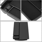 DNA Motoring Front Center Console Organizer Tray Compatible with 16-19 Tesla Model S X, Armrest Storage Box, ZTL-Y-0075