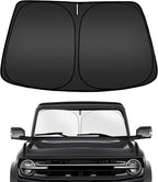 ARISMOTOR Windshield Sun Shade for Ford Bronco Sport 2021-2025 2026, Custom Fit Foldable Front Window Sunshade Sun Visor Protector, Block UV Rays Keep Your Car Cooler