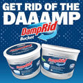 DampRid Hi-Capacity Moisture Absorber Bucket, Fresh Scent, 2 lb. 15.5 oz. & Moisture Detection Strip (2 Pack), Attracts & Tra