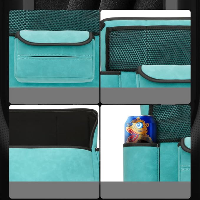 Car Net Pocket Handbag Holder Between Seats Purse Holder for Car Back Seat Organizers Storage Automotive Consoles & Organizers Front Seat Car Handbag Holder Barrier of Backseat Pet Kids 1