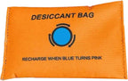 Car Dehumidifier - Leak Proof Silicone Pellet Desiccant,Quick Reactivation Reusable Desiccant Envelopes - For Garage, Home,