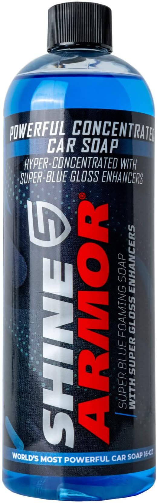 SHINE ARMOR Car Wash Soap for Foam Cannon Pressure Washer Foam Gun Wash Brush Mitt | Detailing & Cleaning Supplies Safe on Wa