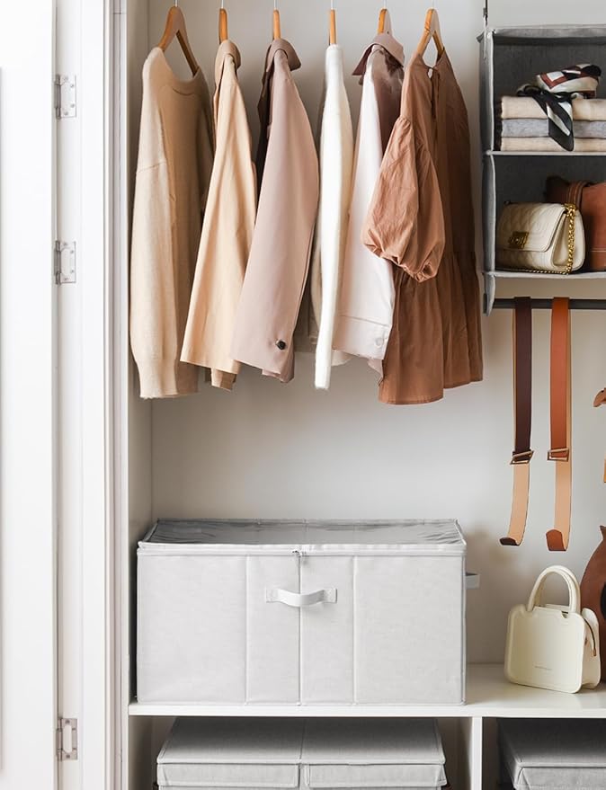 StorageWorks Underbed Storage Bins with Shoe Organizer for Closet