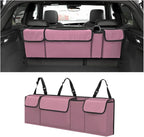 BELOMI Car Trunk Organizer, Auto Waterproof Sturdy Backseat Hanging Large Storage Collapsible Cargo Bag with Anti-Slip