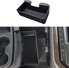 JKCOVER Center Console Hanging Organizer Box Compatible with 2019-2026 Chevy Silverado/GMC Sierra 1500 and 2020-2026 Chevrolet Silverado/Sierra 2500HD 3500HD Accessories(Split-Bench Folding Seat Only)