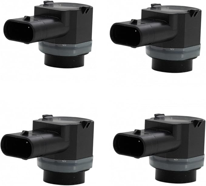 TRQ Parking Assist Sensor Direct Fit 4pc Kit Set for Audi Volvo Hyundai Volkswagen