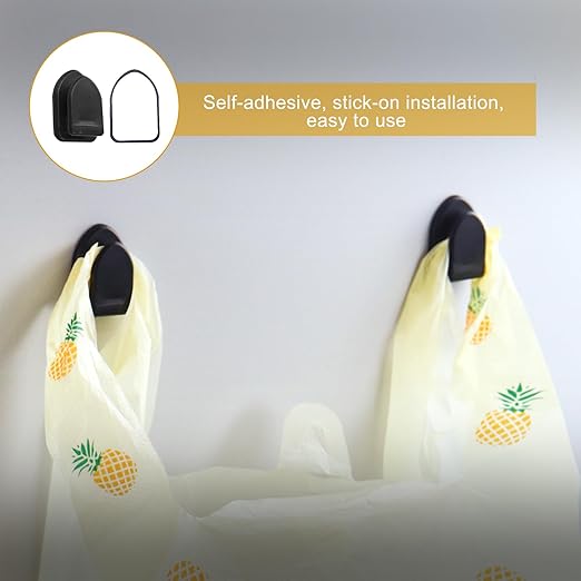 Car Trash Bag Hanging Disposable Car Garbage Bag Pack of 200 Small Auto Trash Bag for Car with 4 Hook for Car Kitchens Bedrooms Offices During Travel and Camping (Yellow)