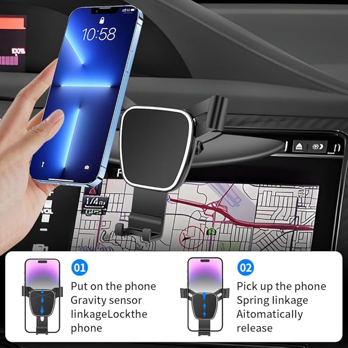 Car Phone Mount Holder for Honda Civic 2001-2015，Odyssey 2011-2017，Pilot 2003-2022 Auto Accessories Bracket Interior CD Slot Mount Mobile Cell Phone case【Not Fit Dashboard Without CD Player】