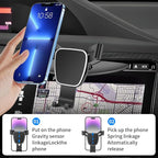 Car Phone Mount Holder for Honda Civic 2001-2015，Odyssey 2011-2017，Pilot 2003-2022 Auto Accessories Bracket Interior CD Slot Mount Mobile Cell Phone case【Not Fit Dashboard Without CD Player】