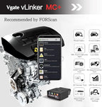 Vgate vLinker MC+ Bluetooth OBD2 Car Diagnostic Scan Tool for iOS, Android, Windows