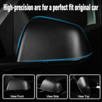 Model Y Side Mirror Cover, Mirror Cap 2 PCS Matt Black Rearview Mirror Cover for Model Y (2021-2024)