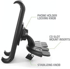 Cellet Car CD Slot Tablet Holder Mount, and Smartphones Compatible for iPad, Air, Pro, mini, Galaxy Tab, Kindle Fire, Surface, Nintendo Switch, Chromebook, iPhone, Samsung Galaxy, Moto, Google Pixel
