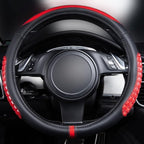 Flying Banner car Steering Wheel Cover Gel Massage Velvet Cool Warm Universal Size 15 inches SUV Truck Anti Slip Odorless Sum