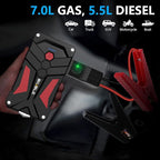 Jump Starter Car Jump Starter Auto Battery Booster Pack 5000A Peak 12V with USB-C Quick Charge,Lithium Jump Box with LED