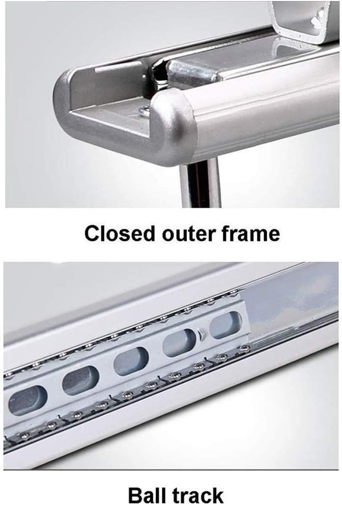 Closet Pull Out Clothes Rail,Extendable Coat Hanger with Sliding Rail,Organizer Rack for Wardrobe-9.7In,12.1In,14In,17.7In,24