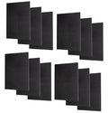 WallPeg Pegboard Panels Garage Organization - 12 ea (24"x16") Black Peg Board Panel Set - (PB-1-B) Tool Organizer, Crafts, Sh