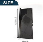 Motoforti Nano Ceramic Car Window Tint Film VLT 18% IRR 58% UVR 85% Black Silver Tone 5ft x 30inch Privacy Film 2mil PET 1 Pc