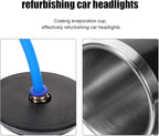 1Set Headlight Restoration Kit with Leak Nozzle Atomizing Cup for Car Headlight Repair Scratch Removal Tailored for Plug Use