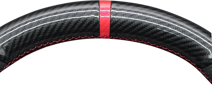 MEWANT Hand Stitched Steering Wheel Cover for Tesla Model 3 2017-2023 / Model Y 2020-2023 for Tesla Model 3/Y Accessories