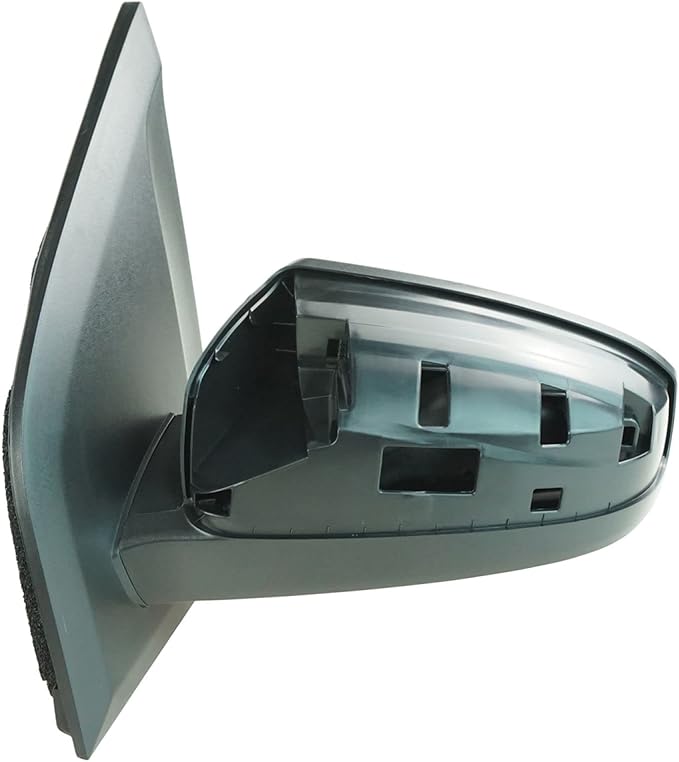 TRQ 2 Piece Driver and Passenger Side Mirror Assembly Set Electric Adjustment Non-Heated No Memory Black Compatible with 2007