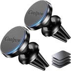 【2-Pack】 Car Vent Magnetic Phone Mount[ Easily Install ] Reusable Magnetic Phone Holder for car Vent air[ Strong Magnet ] [ 360° Rotation ] Fit for iPhone 17 Pro Max 16 15 Samsung & All Cell Phone
