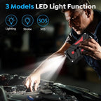 Jump Starter Car Jump Starter Auto Battery Booster Pack 5000A Peak 12V with USB-C Quick Charge,Lithium Jump Box with LED