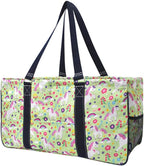 NGIL Extra Large Utility Tote Reusable Grocery Bag Oversized Collapsible for Groceries, Storage, Picnic, Beach (Unicorn-Navy)